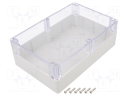 Enclosure: multipurpose; X: 164mm; Y: 222mm; Z: 75mm; polycarbonate