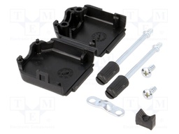 Enclosure: for D-Sub connectors; D-Sub 9pin,D-Sub HD 15pin
