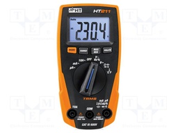 Digital multimeter; LCD; 3,75 digit; VDC: 400mV,4V,40V,400V,600V