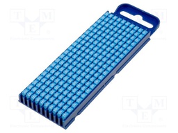 Markers for cables and wires; Label symbol: 6; 2.8÷3.8mm; blue