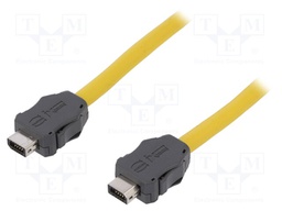 Cable: patch cord; ix Industrial plug x2; Cat: 6a; 3m; plug; plug