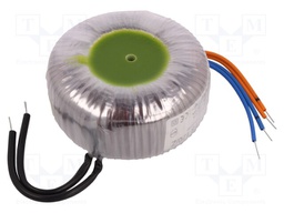 Transformer: toroidal; 120VA; 230VAC; 24V; 24V; 2.5A; 2.5A; 1.2kg
