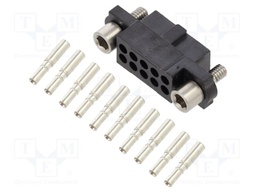 Connector: wire-wire/PCB; plug; female; PIN: 10; Datamate J-Tek; 3A