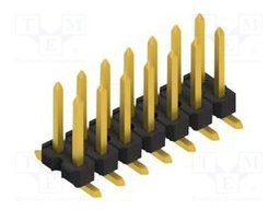 Connector: pin strips; pin header; male; PIN: 14; 2.54mm; SMT; 2x7