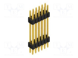Connector: pin strips; pin header; male; PIN: 12; 1.27mm; THT; 2x6