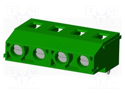 Connector: PCB terminal block; terminal; Plating: tinned; on PCBs