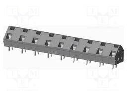 Connector: PCB terminal block; terminal; angled 45°; on PCBs