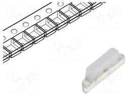 LED; SMD; 1150; RGB; 3.05x1.3x0.43mm; 2.1/3/2.9V; 5mA; Front: flat