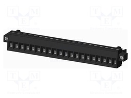 Connector: pluggable terminal block; plug; female; straight; 5mm
