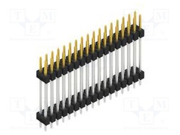 Connector: pin strips; pin header; male; PIN: 34; 2.54mm; THT; 2x17