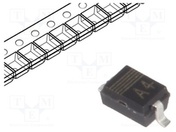 Diode: Schottky rectifying; SMD; 20V; 1A; Ufmax: 0.48V; SOD323
