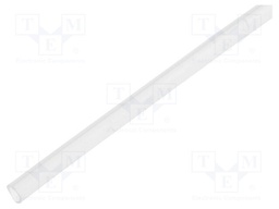 Insulating tube; Mat: silicone; transparent; -50÷200°C; Øint: 8mm