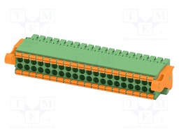 PCB connector, nominal cross section: 1.5 mm2, color: green,
