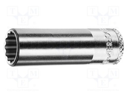 Socket; 12-angles,socket spanner; 1/2"; Socket size-inch: 1/4"