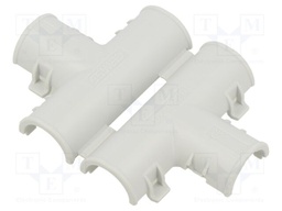 90° angled connector; grey; GW FIT; 20mm; IP40; T