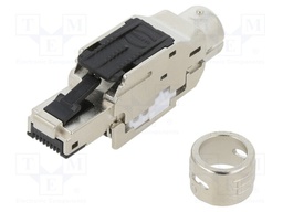 Plug; RJ45; PIN: 4; Cat: 5; shielded; Layout: 8p4c; Øcable: 4.5÷9mm