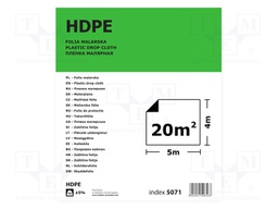 LDPE film; L: 5m; Width: 4m