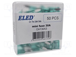 Fuse: fuse; 30A; 32VDC; automotive; 11.1mm