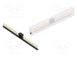 Connector: pin strips; pin header; male; PIN: 35; 2.54mm; SMT; 1x35