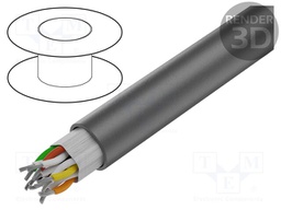 Wire; EcoCable Mini; 5x2x22AWG; unshielded; 300V; 305m; Cu; 1000ft