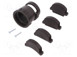 Cable hood and fastener; CPC; Case: size 23; 28.6mm; straight