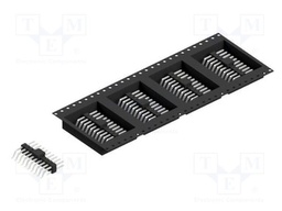Connector: pin strips; pin header; male; PIN: 20; 2.54mm; SMT; 2x10