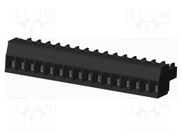 Connector: pluggable terminal block; plug; female; straight; 300V