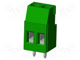Connector: PCB terminal block; terminal; Plating: tinned; on PCBs