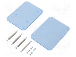Enclosure: for computer; transparent; X: 80mm; Y: 110mm; Z: 45mm