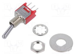 Switch: toggle; Pos: 2; SPDT; ON-ON; 1A/250VAC; 3A/28VDC; -30÷85°C