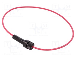 Fuse holder; cylindrical fuses; 6,3x32mm; Mounting: on cable