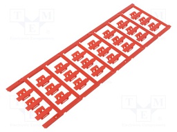 Markers for cables and wires; snap fastener