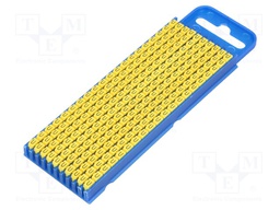 Markers for cables and wires; Label symbol: U; 2.8÷3.8mm; yellow
