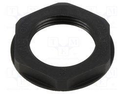 Nut; M25; polyamide; 34mm; black; Thread: metric; SKINTOP® GMP-HF-M