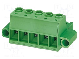 PCB connector, nominal cross section: 6 mm?, color: green, n