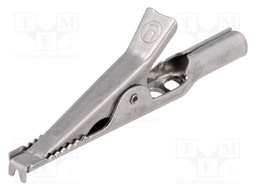 Crocodile clip; 5A; 60VDC; Grip capac: max.16mm; Socket size: 4mm