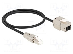 Extender Ethernet; S/FTP; Cat: 6a; RJ45 socket,RJ45 plug; 0.5m