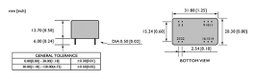 Converter: DC/DC; 3W; Uin: 18÷72VDC; Uout: 15VDC; Iout: 200mA; DIP24