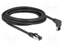 Patch cord; S/FTP; Cat: Cat 8.1; RJ45 plug,RJ45 up angled plug