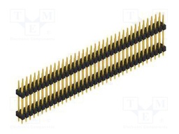 Connector: pin strips; pin header; male; PIN: 72; 2.54mm; THT; 2x36