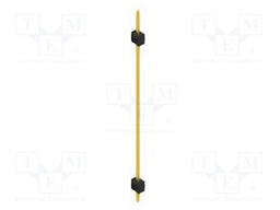 Connector: pin strips; pin header; male; PIN: 1; 2.54mm; THT; 1x1