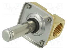 Electromagnetic valve; G 1/2"; brass; FKM; EV220B; Valve: 2/2 NC