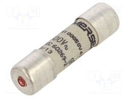 Fuse: fuse; gG,time-lag; 4A; 500VAC; 250VDC; 10x38mm