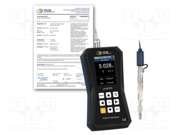 Meter: pH; LCD 2,8"; -2÷20pH,±2000mV; IP52; Dim: 178x32x85mm