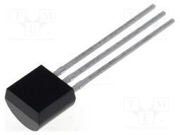 Temperature Sensor IC, Voltage, ± 2°C, -25 °C, +125 °C, TO-92, 3 Pins
