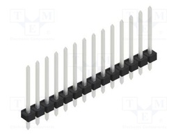 Connector: pin strips; pin header; male; PIN: 14; 2.54mm; THT; 1x14