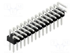 Connector: pin strips; pin header; male; PIN: 28; 2.54mm; THT; 2x14