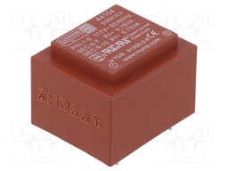 Transformer: encapsulated; 1.5VA; 117VAC; 9V; 9V; 83mA; 83mA