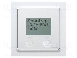 Programmable time switch; EnOcean; 230VAC; Ch: 8; E-Design55