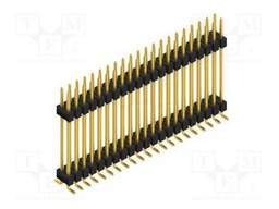 Connector: pin strips; pin header; male; PIN: 42; 2.54mm; SMT; 2x21